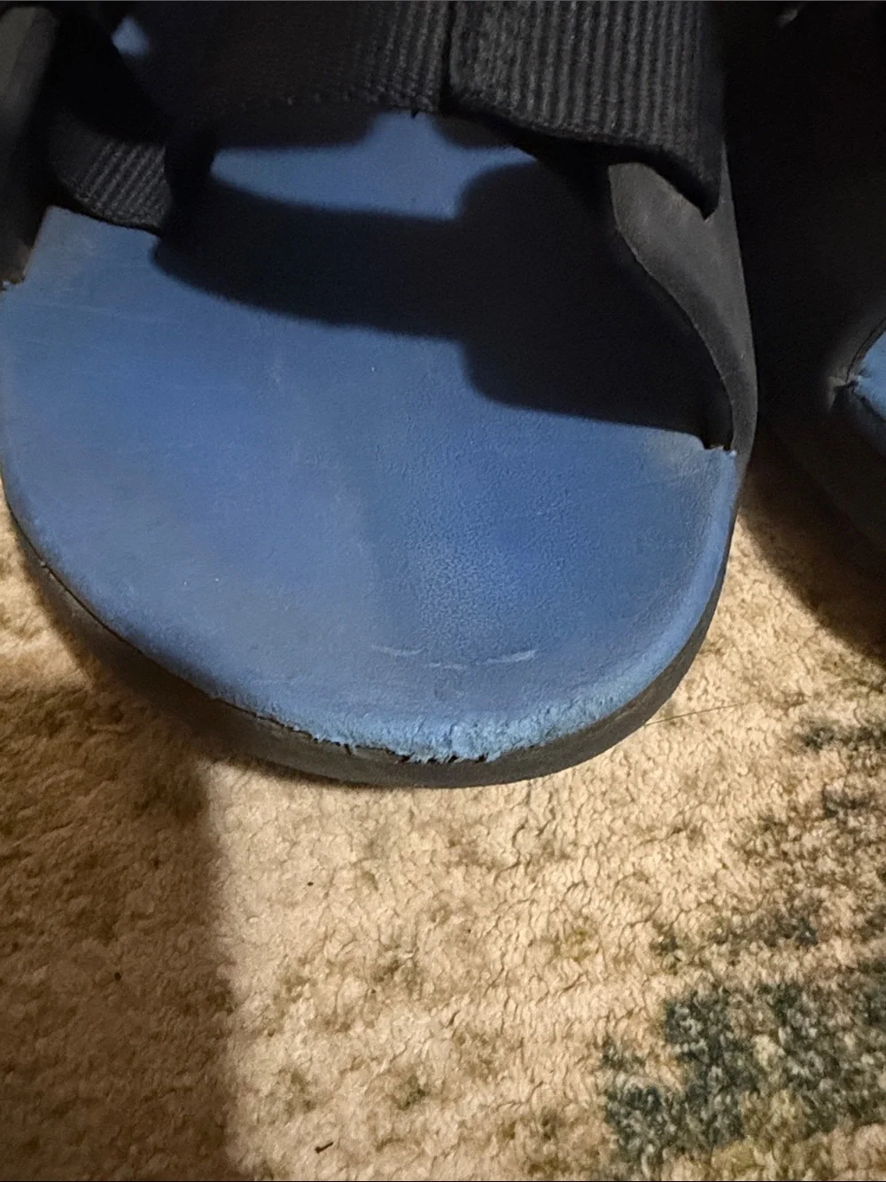 Chaco Dark Blue Slip-On Sandals